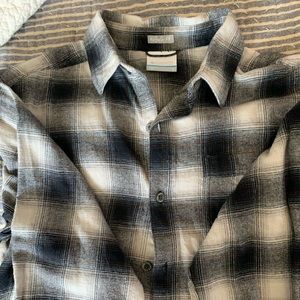 Columbia plaid Button up Mens shirt S